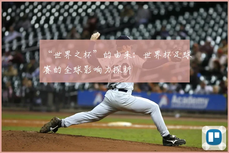 “世界之杯”的由来:世界杯足球赛的全球影响力探析